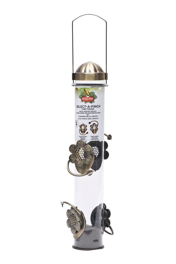 Antique Brass SelectAFinch Bird Feeder Canadian Tire