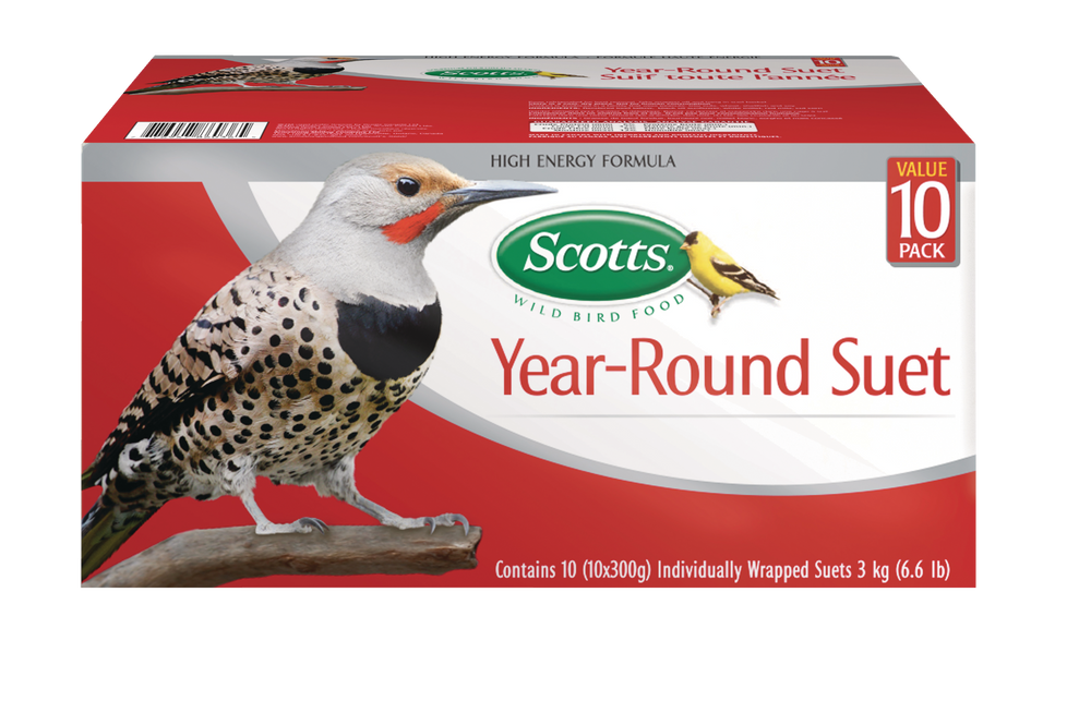 Scotts YearRound High Energy Suet Wild Bird Food, 3kg, 10pk