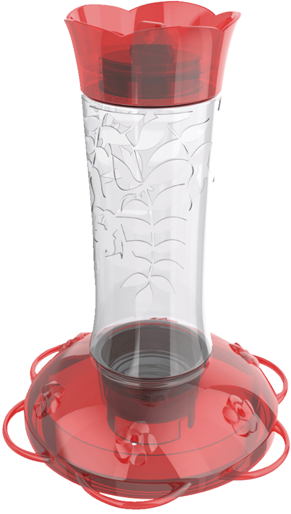 Nature's Way Traditional Gravity Glass Hummingbird Feeder, 15.6oz