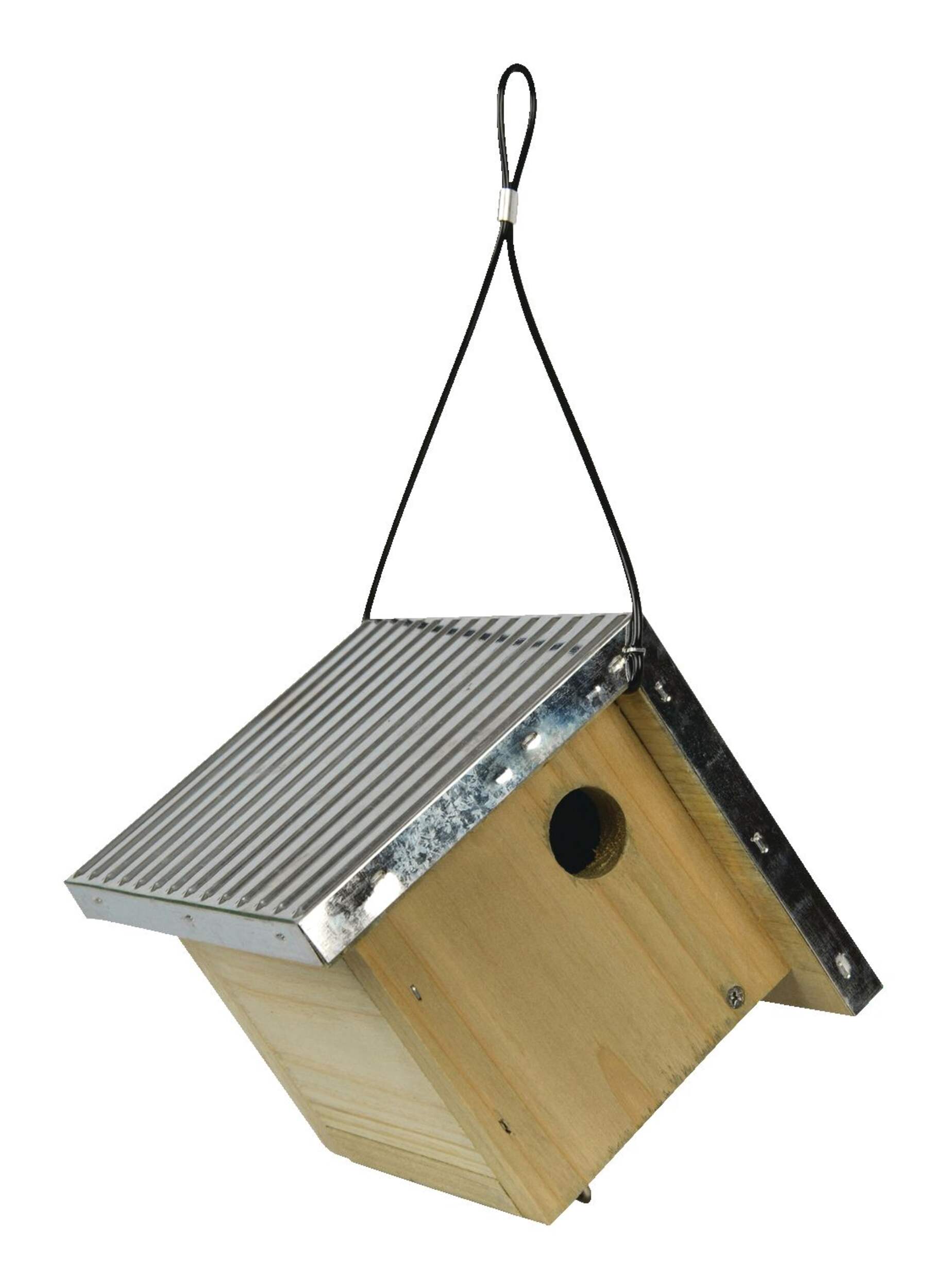 Nature's Way Rustic Wren House Bird Feeder Front_Three_Fourths_Angled_Right