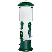 Nature's Way Funnel Flip Top Bird Tube Feeder Front_Flat
