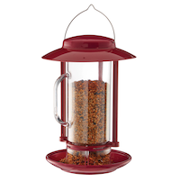 Mangeoire à oiseaux avec trémie et distributeur Panacea Feeder & Seed Back_Angled_Right