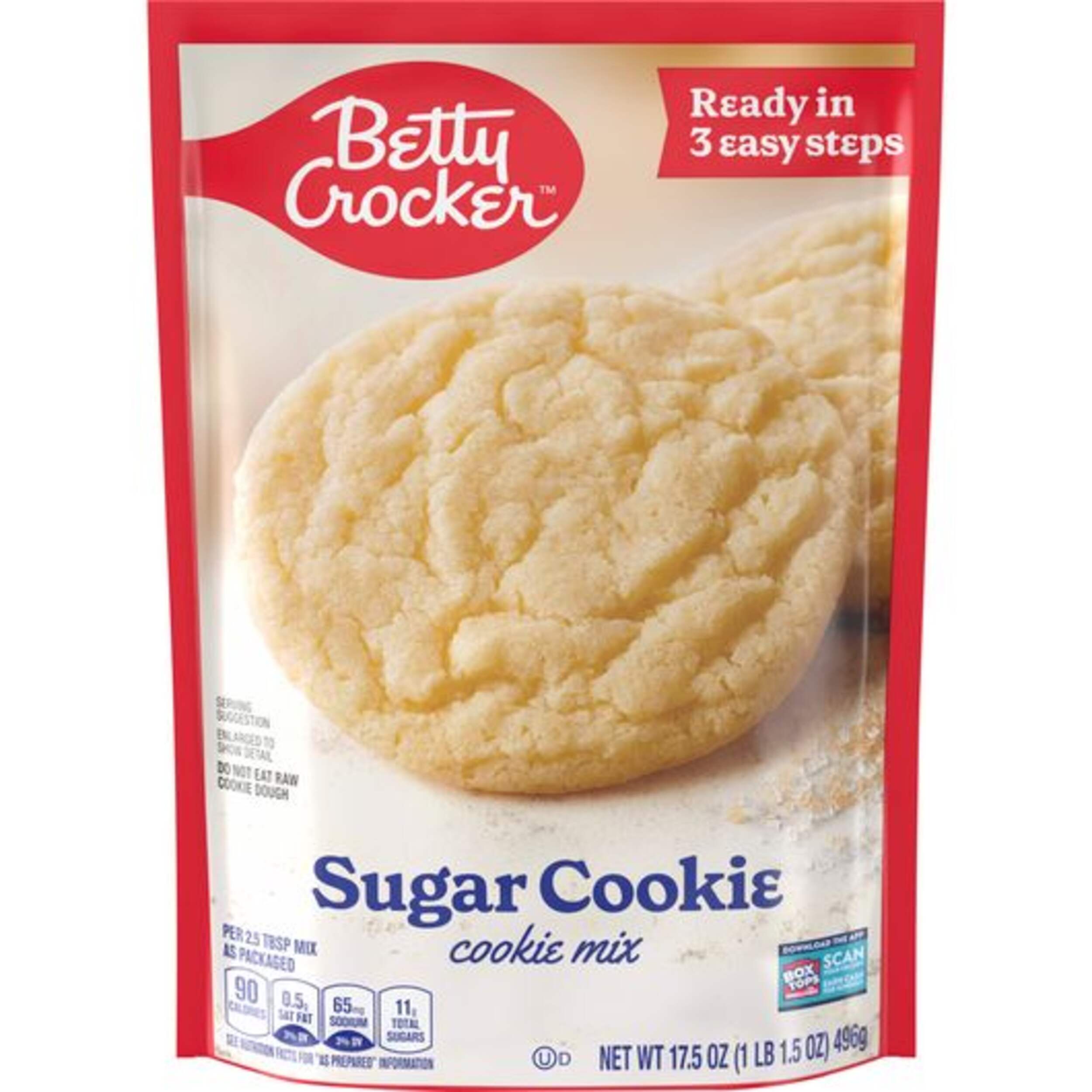 Betty Crocker Sugar Cookie Mix, 496-g Front_Flat