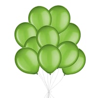 Bouquet de ballons en latex ronds, kiwi, paq. 10, gonflage à l¿hélium et ruban inclus pour anniversaire/occasion spéciale