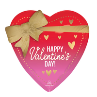 Better with Bows Valentine's Day Supershape Balloon with "Happy Valentine's Day" Message