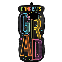 Cosmic Future Grad Supershape Balloon Front_Flat