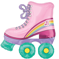 Ballon Supershape, Barbie en patins à roulettes Front_Flat