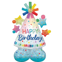 Ballon Airloonz moyen, chapeau de bonne fête Front_Flat