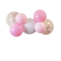 Ballons en PVC gonflables reliés et réutilisables PartyAire, gomme balloune, gonflé à l'air