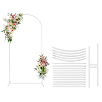 Arche en métal de guirlande de ballons PartyAire, 6 pi 6 po x 4 pi