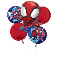 Spidey and His Amazing Friends Supershape Balloon Bouquet, 5-pc Front_Flat