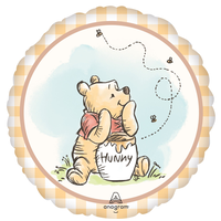 Anagram Winnie the Pooh 18-in Foil Standard Balloon Overhead_Flat