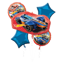 Hot Wheels Speed Racer Foil Party Balloon Bouquet, 5-pc Front_Flat