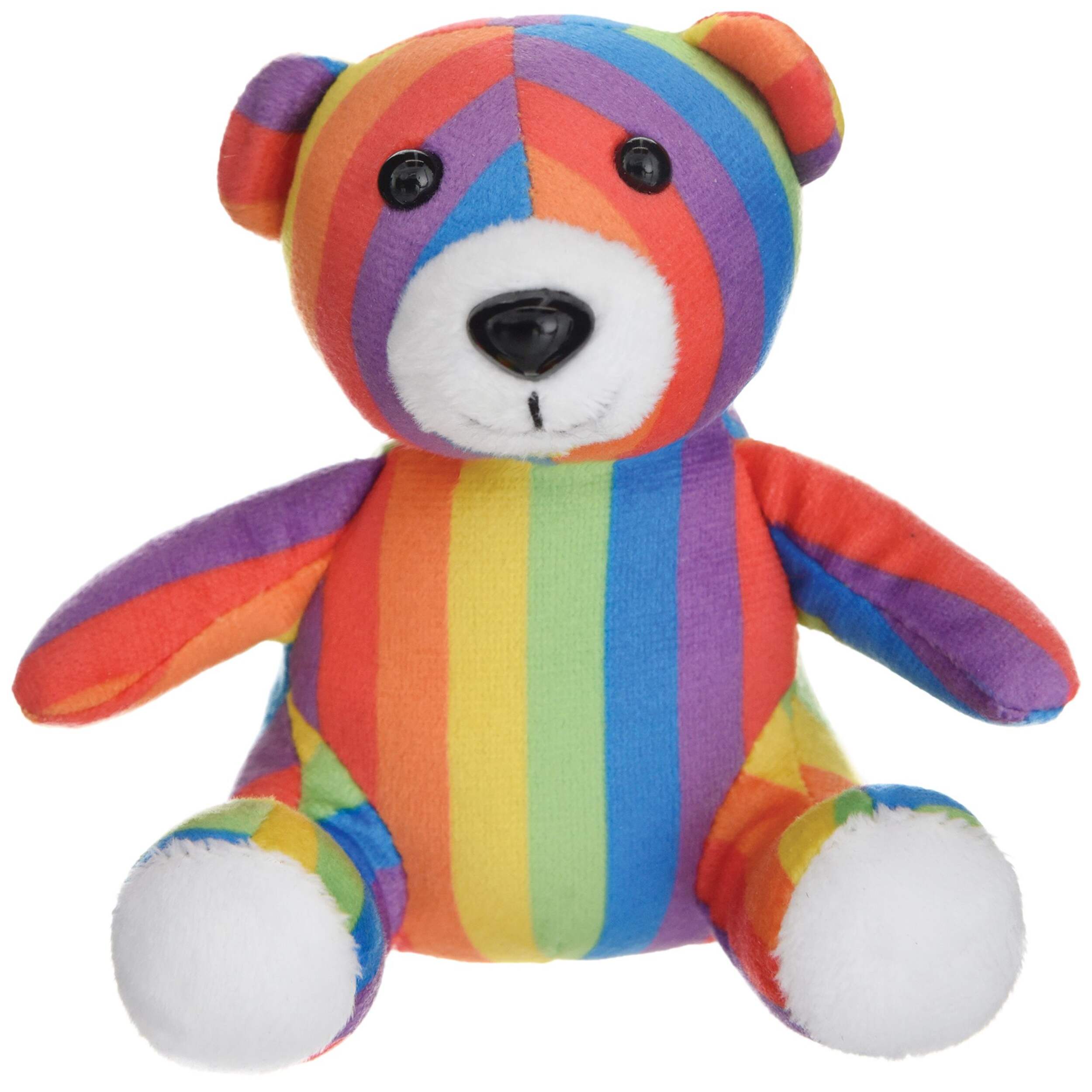 Rainbow Pride Plush Bear Front_Flat