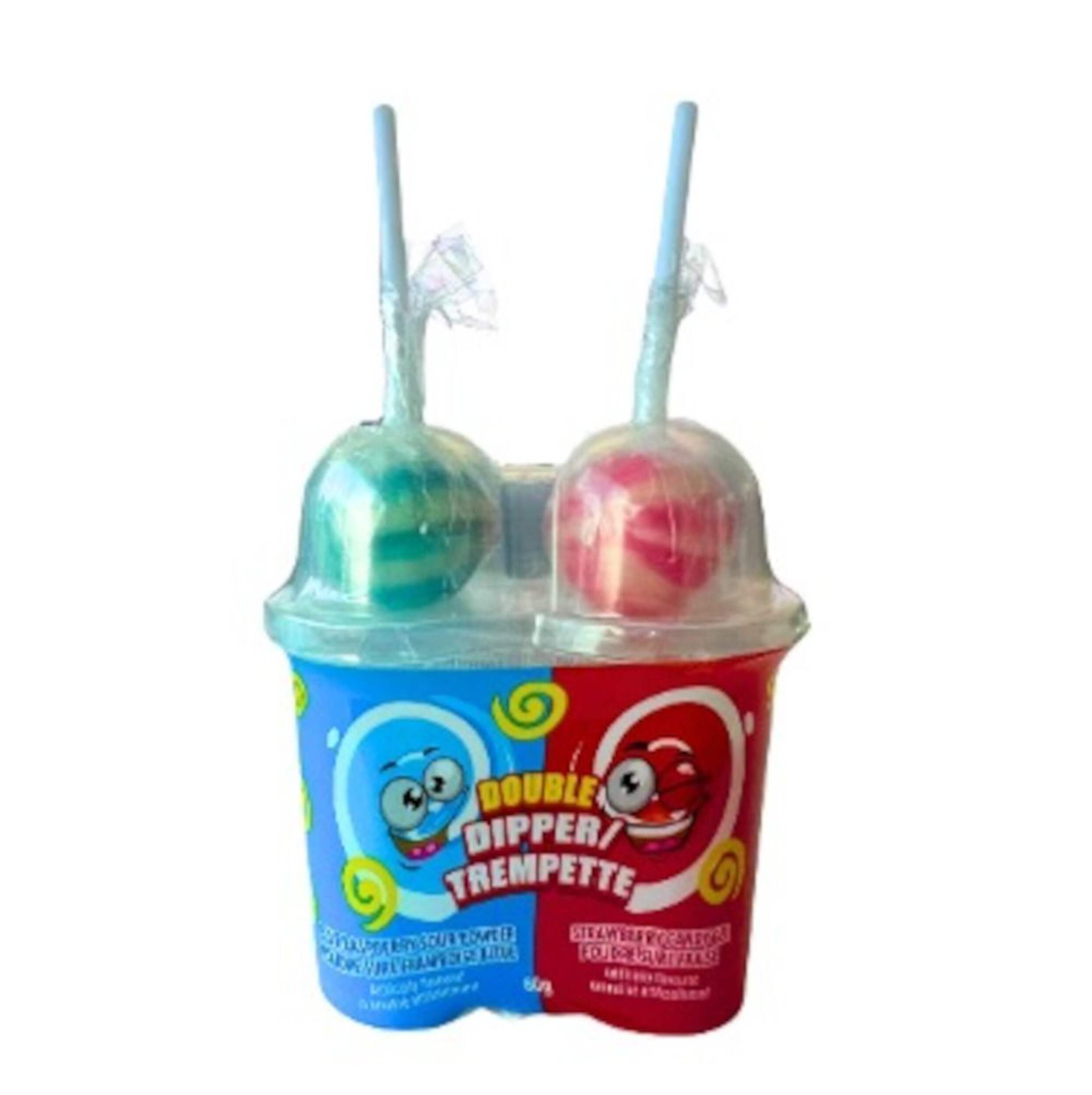 Double Dipper Lollipops, 60 g Front_Elevated