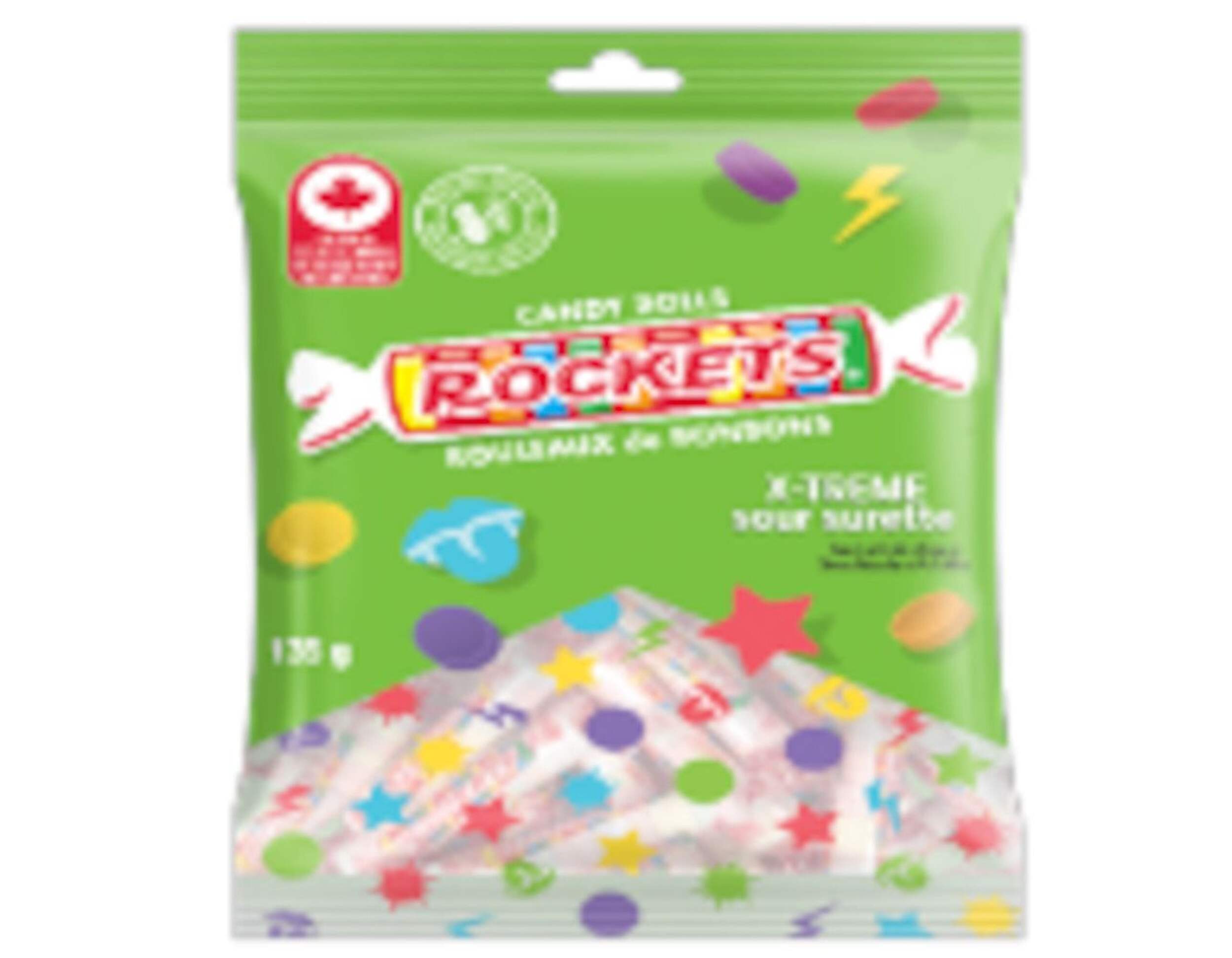 Regal Sour Rockets Candy Rolls, 135-g Front_Flat