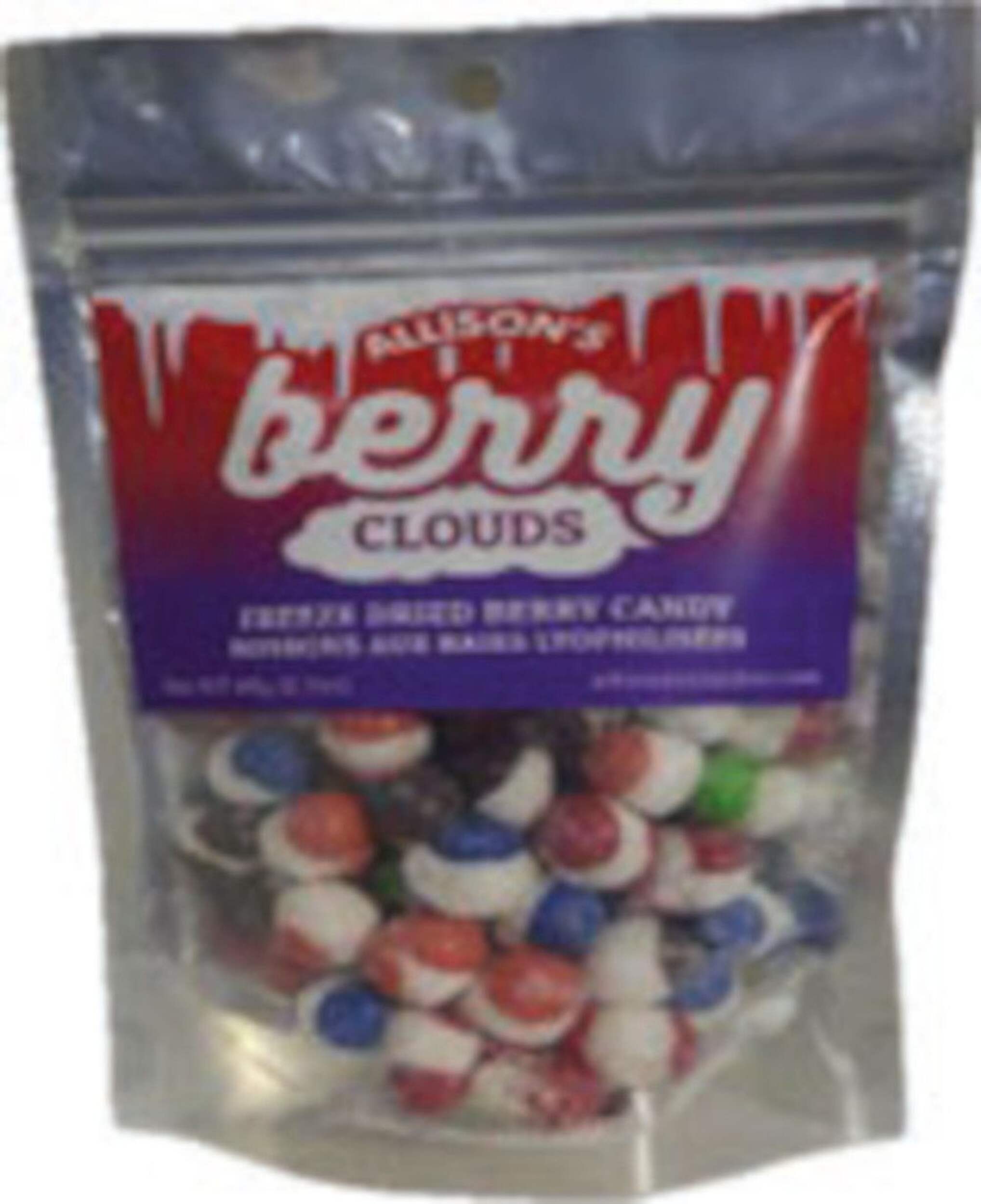 Freeze-Dried Berry Clouds Candy, 80-g Front_Flat
