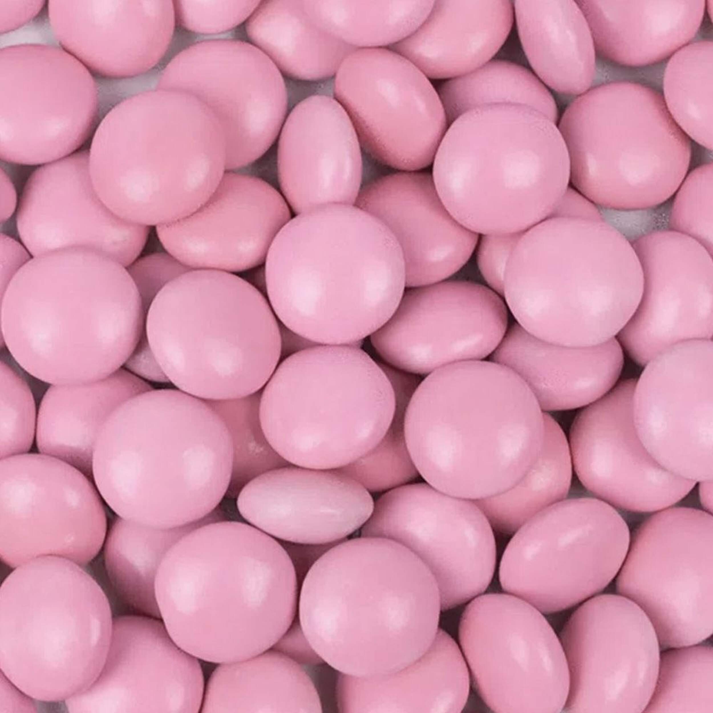 Pink Milk Chocolate Flavoured  Candy Coated Gems, 340-g CloseUp