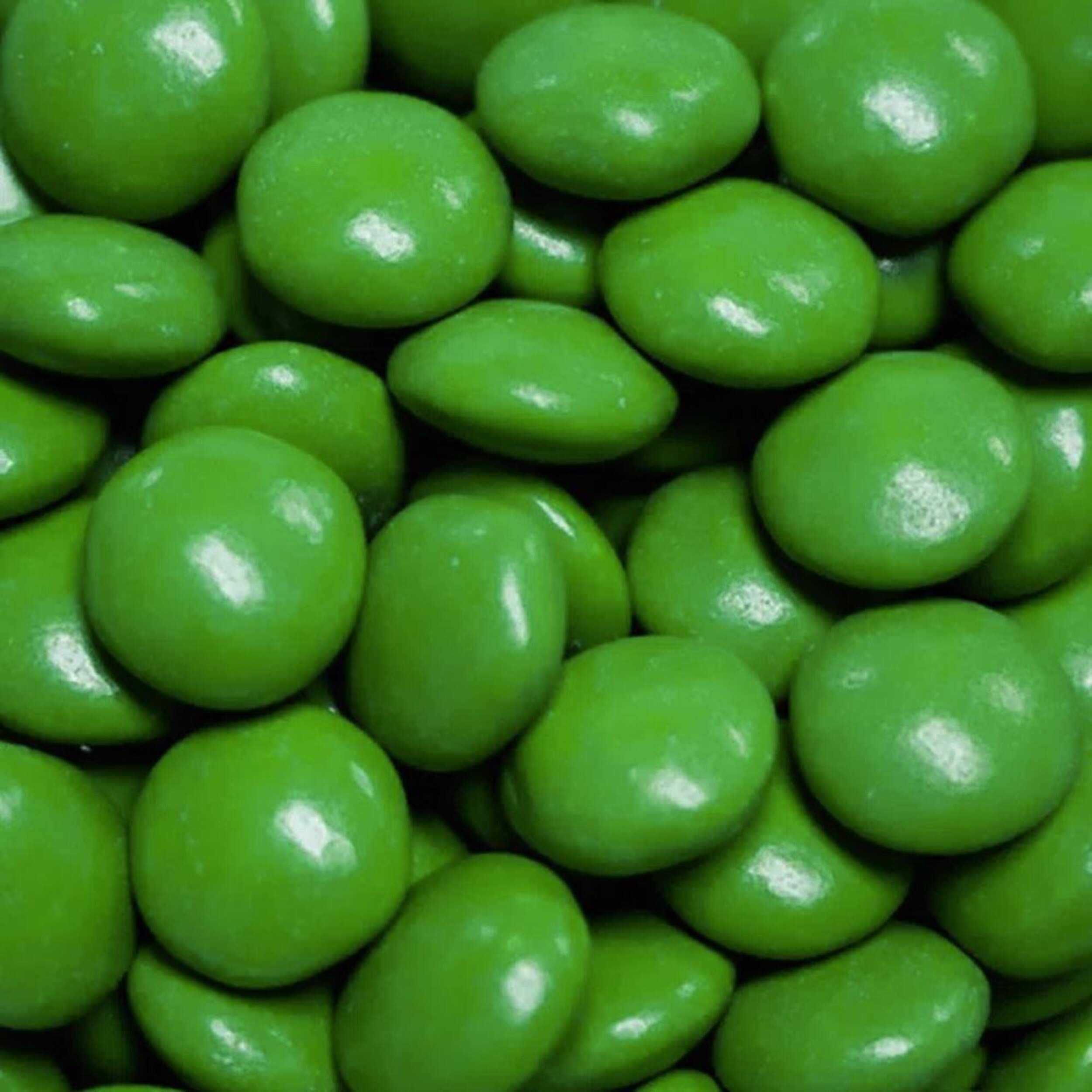 Perles de chocolat au lait enrobées d'une coquille en bonbon, vert, 340 g CloseUp