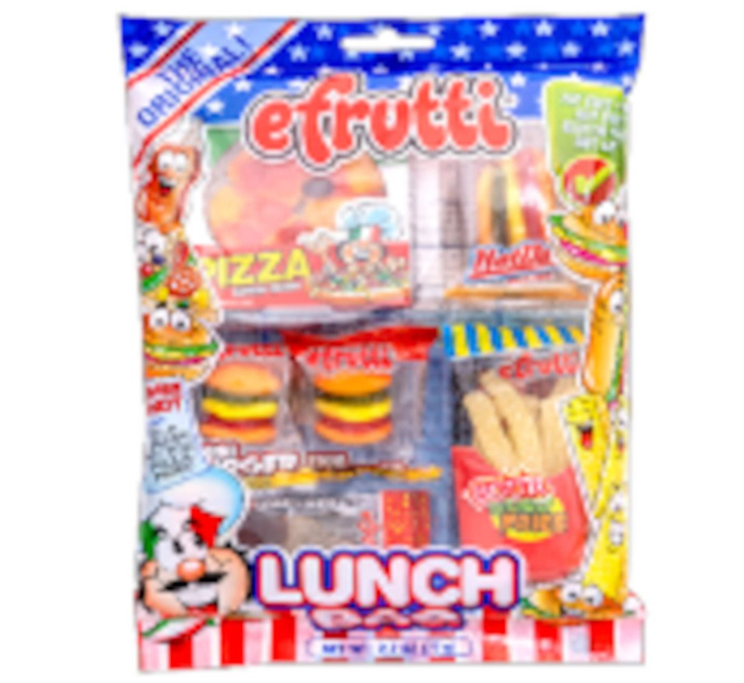 Bonbons gélifiés eFrutti Lunch Bag, 77 g Front_Flat