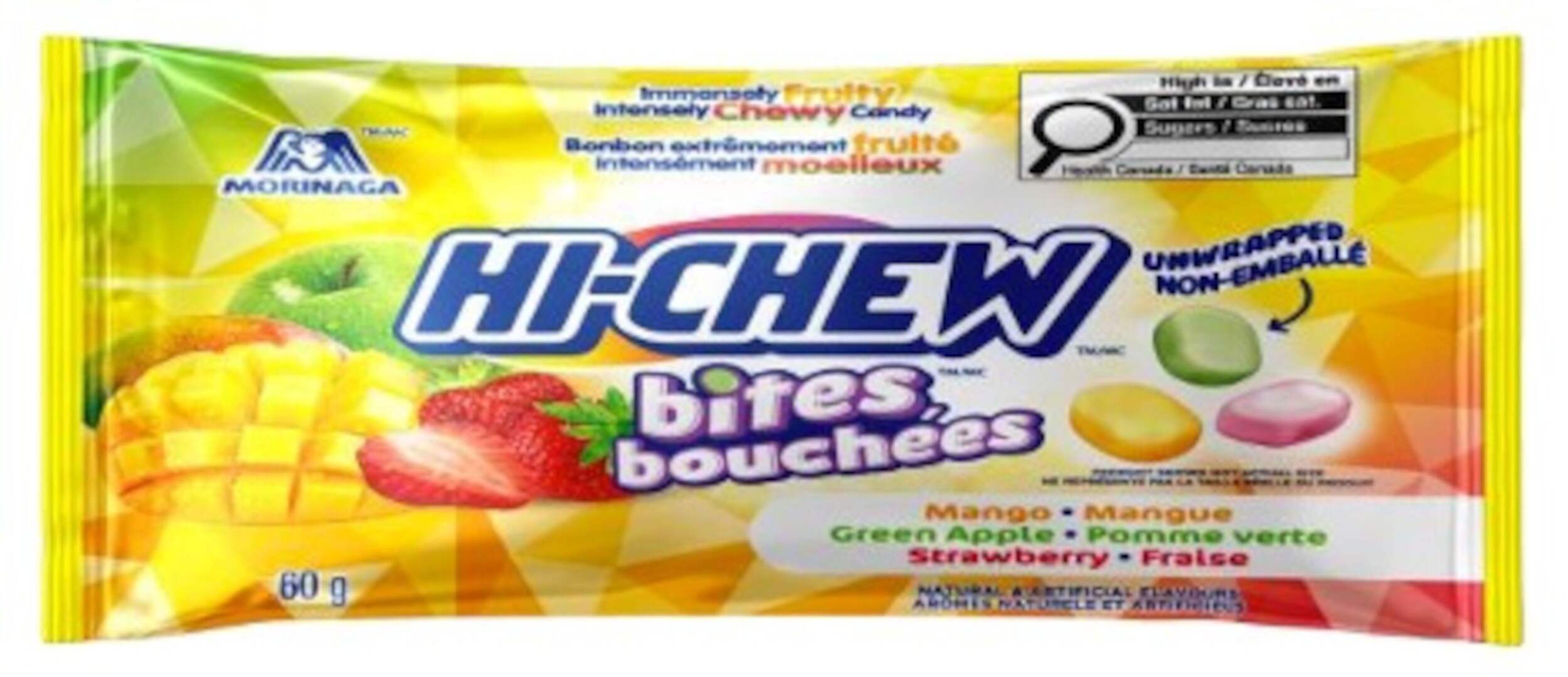 Hi-Chew 60-g Miniature Fruit-Flavoured Candy Bites Front_Flat