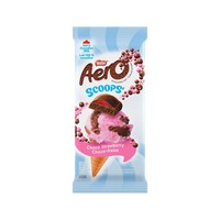 Nestle Aero Scoops Chocolate Strawberry Milk Chocolate Bar, 105-g Front_Flat