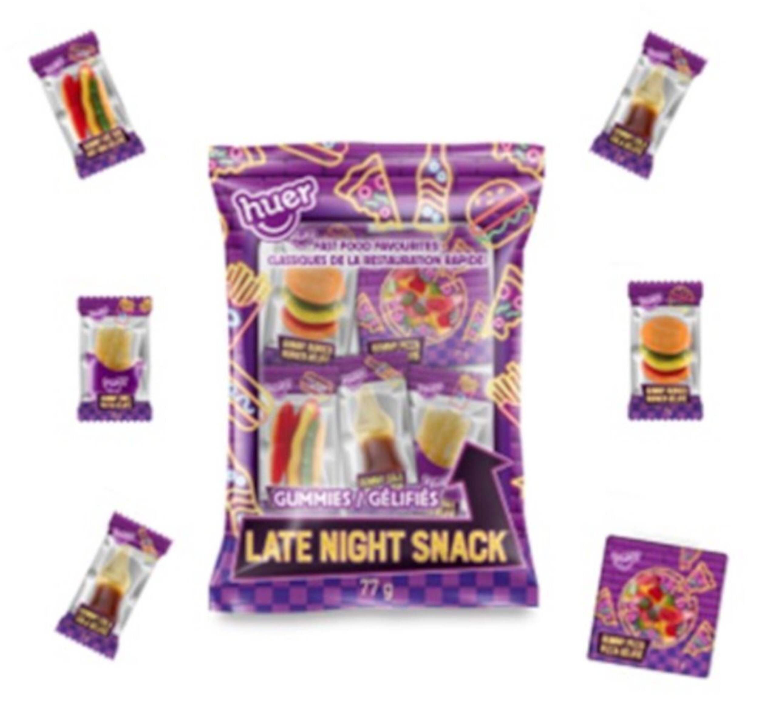 Huer Late Night Snack Peanut-Free Classic Gummy Candy Composite_or_Mixed