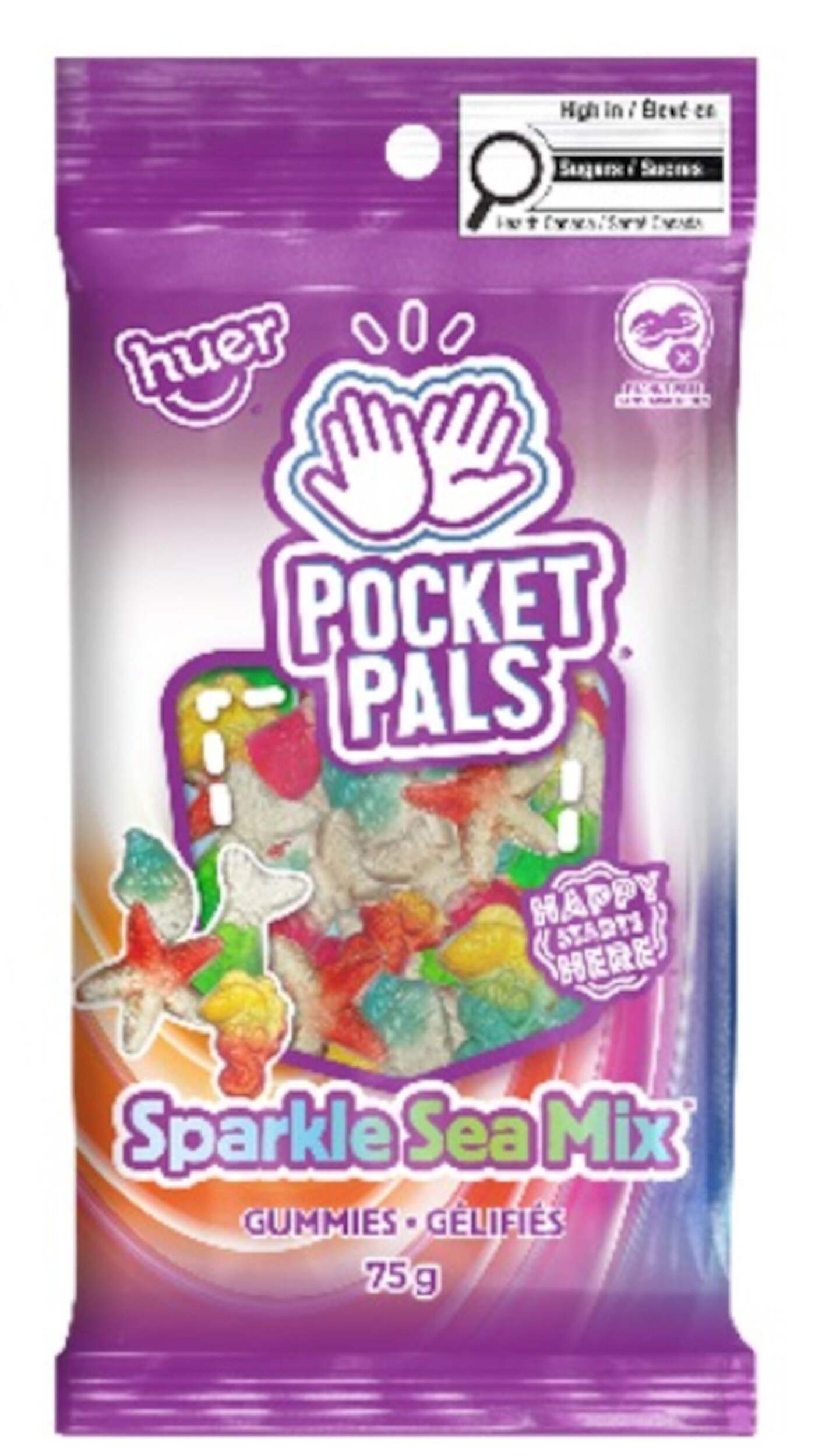 Mélange bonbons Huer, mer étincelante, 75 g Front_Flat