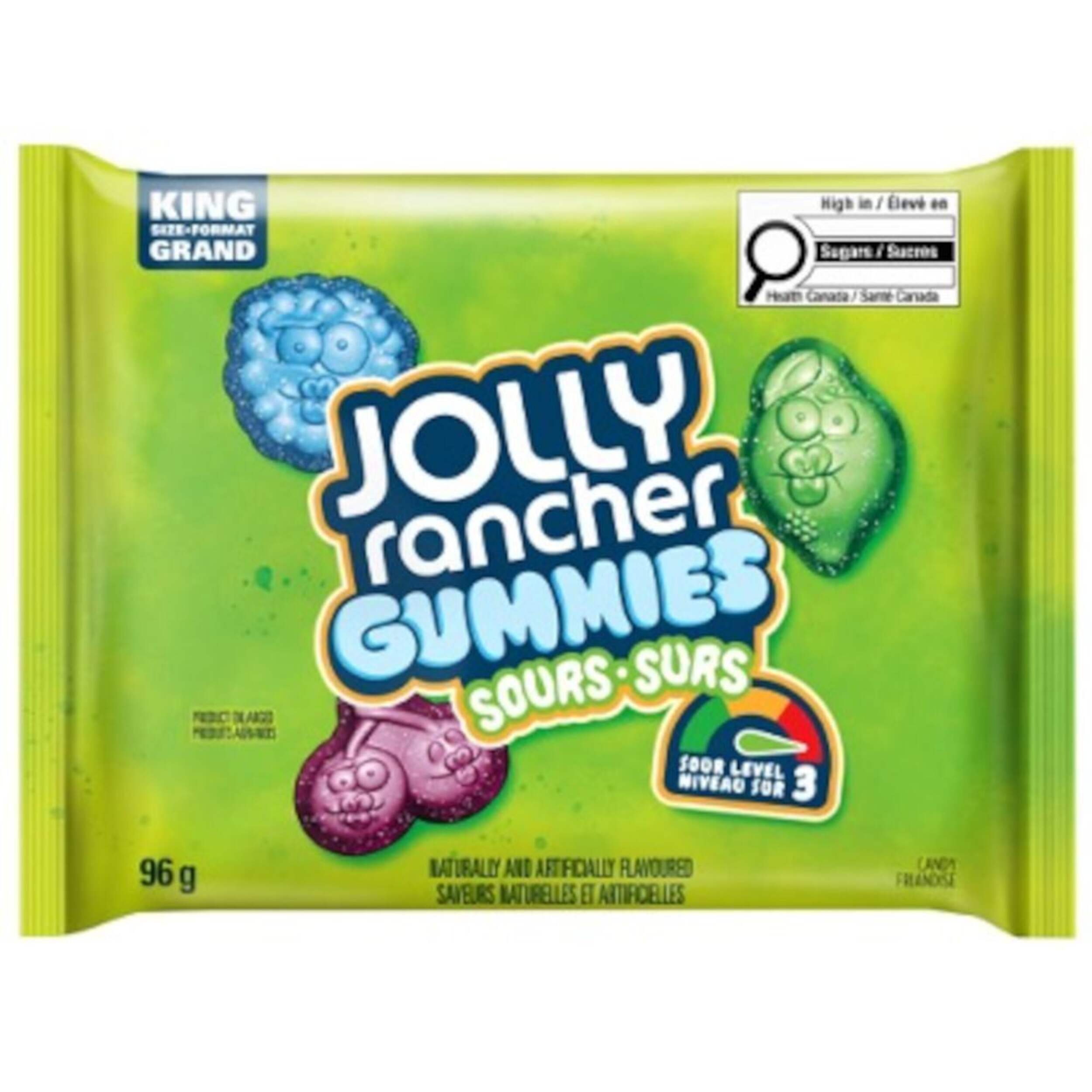 Hershey Jolly Rancher 96-g Sour Gummies, Various Flavours Front_Flat