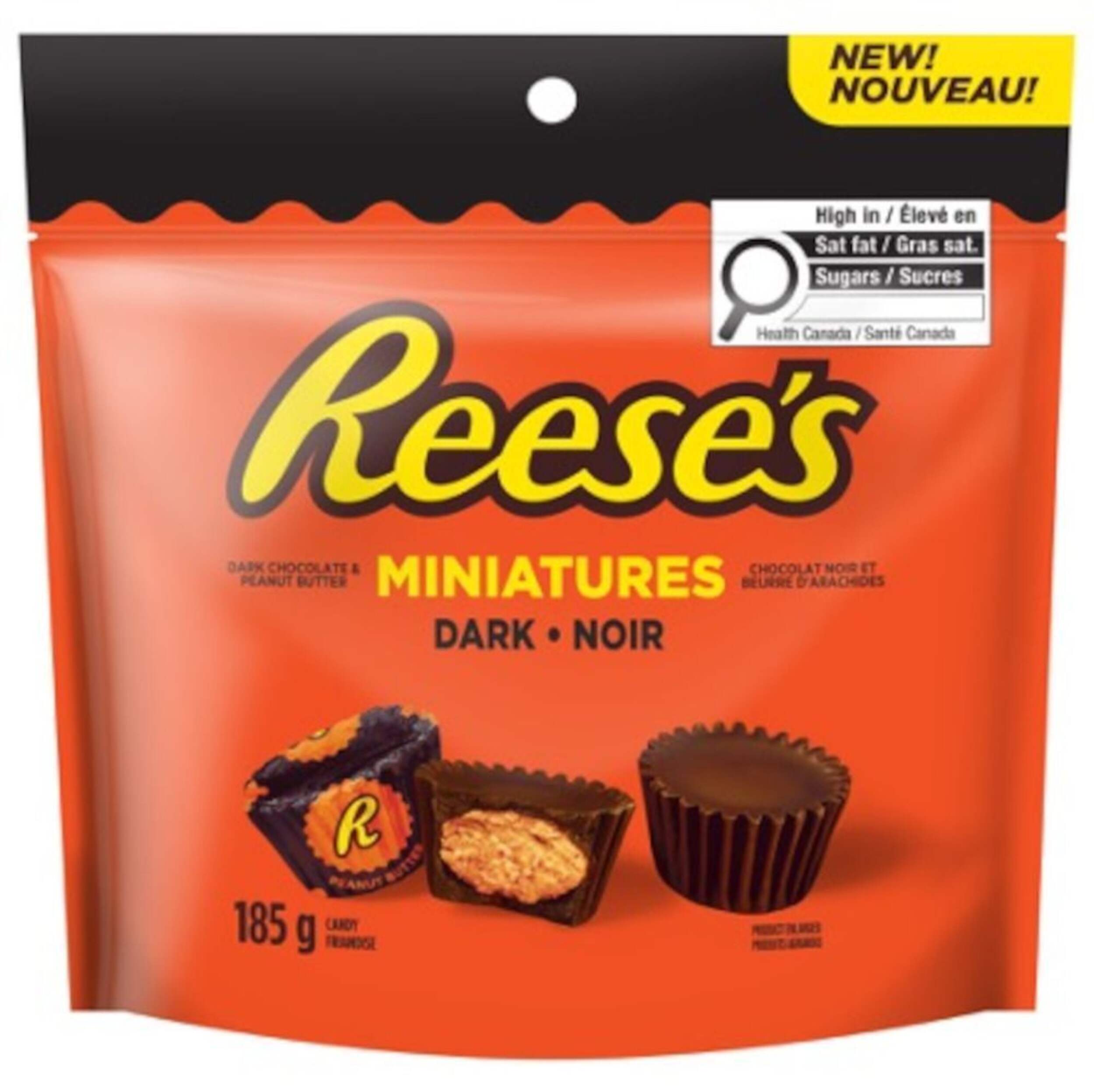 Hershey Reese's Miniatures 185-g Dark Chocolate Cups Front_Flat