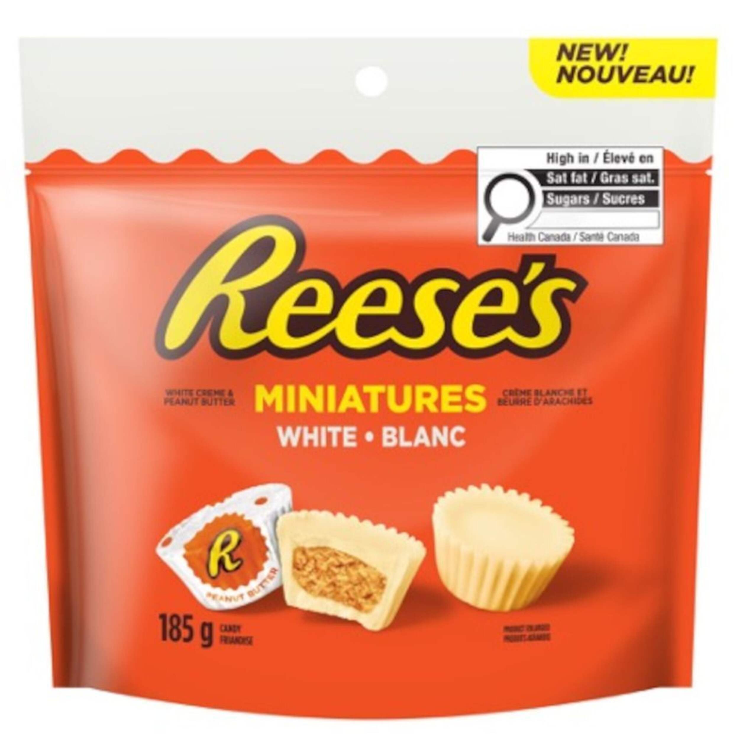 Hershey Reese's Miniatures 185-g White Chocolate Cups Front_Flat