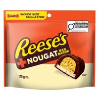 Hershey Reese's Nougat Snack Size Chocolate Candy, 170-g Front_Flat