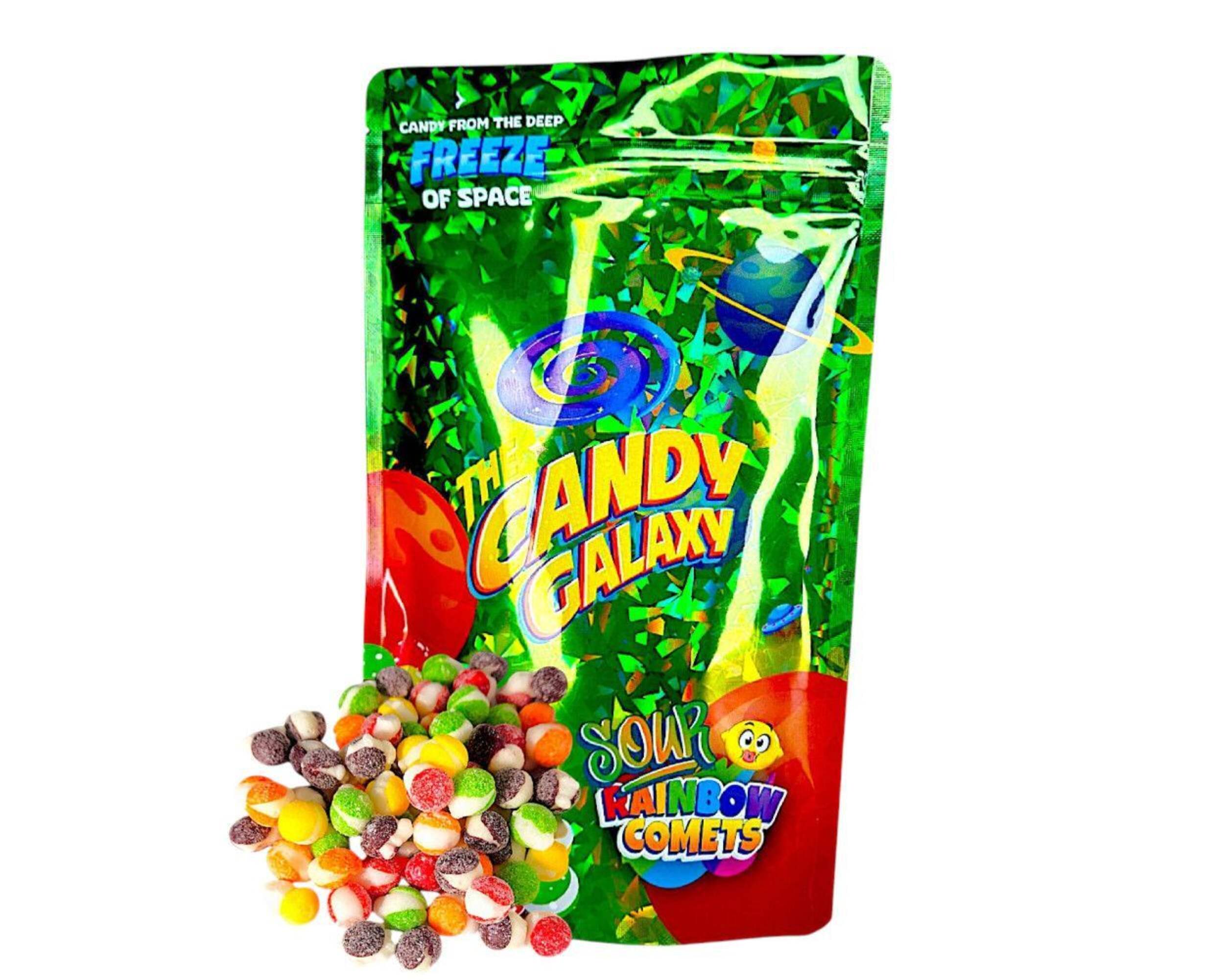 Freeze-Dried Candy Sweet and Sour Rainbow Comets, 120-g Composite_or_Mixed