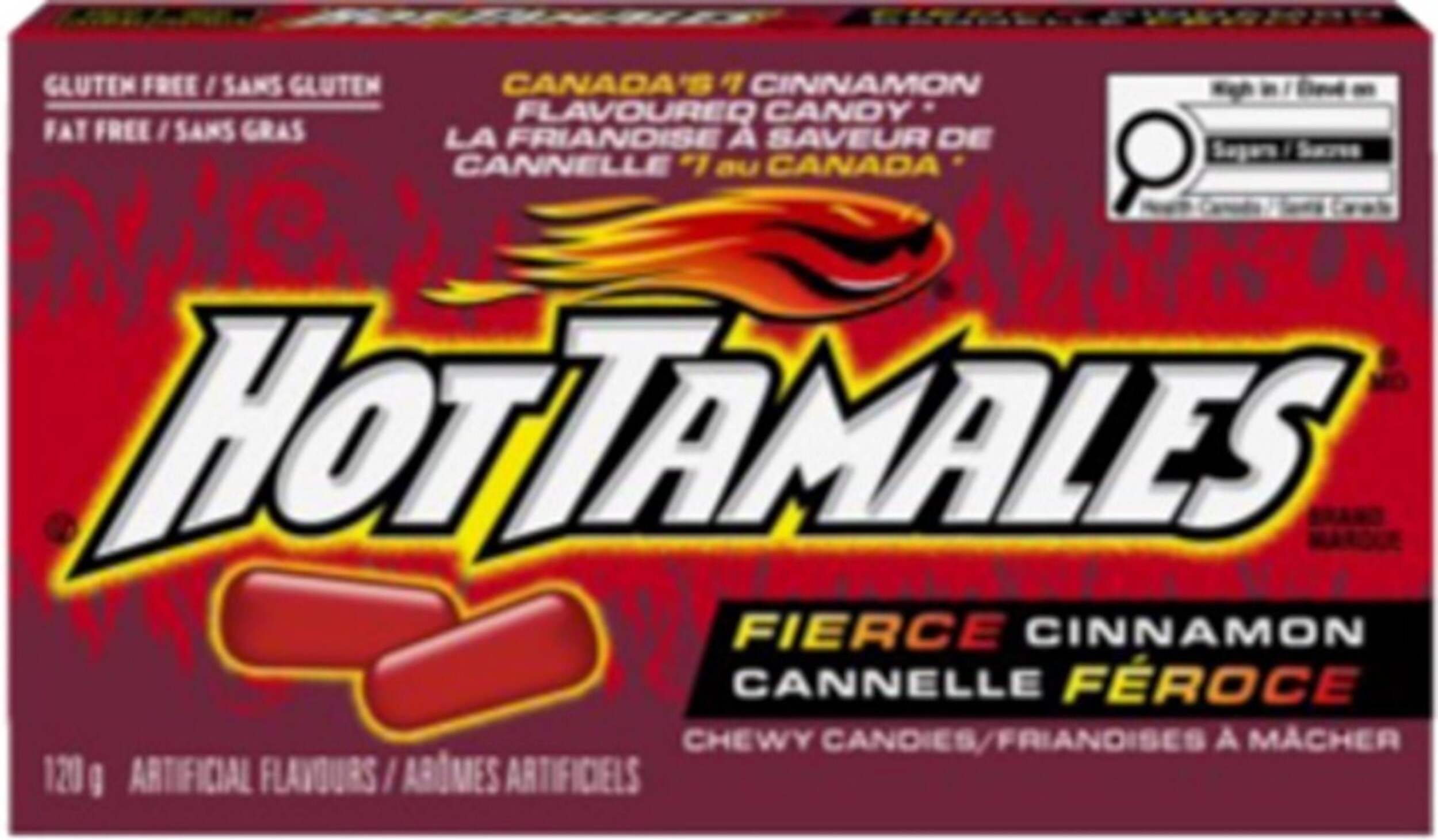 Hot Tamales 120-g Sweet/Spicy Candy, Assorted Flavours Front_Elevated