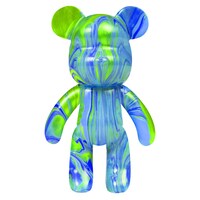 Mini ours peinture à verser à faire soi-même avec pince porte-clés, assortis, art et artisanat/cadeau-surprise, 3 po, paq. 8 Front_Flat