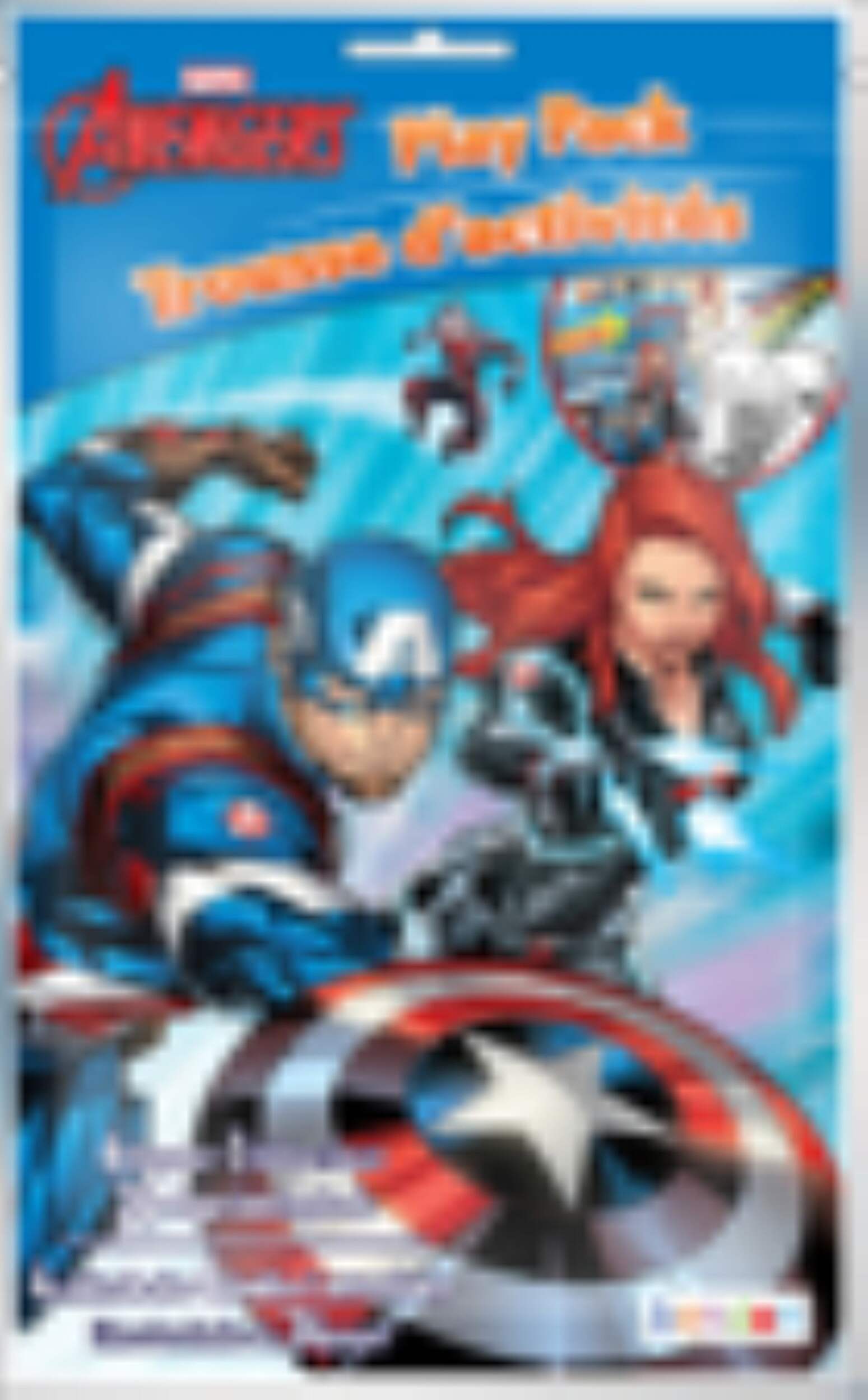 Ensemble de jeu Marvel Avengers Grab & Go, paq. 30 Front_Flat