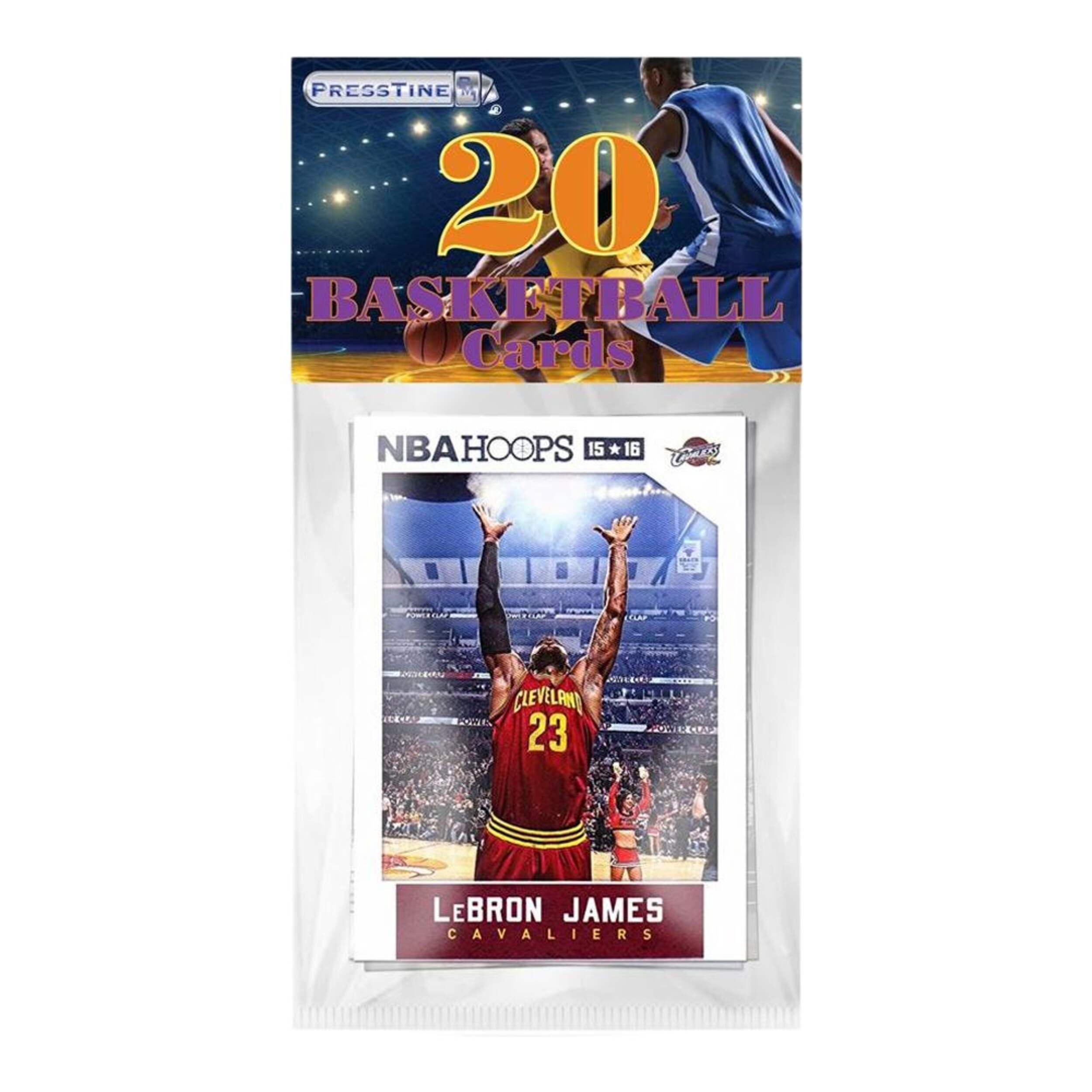 Basketball Cards Collection, 20-pc Front_Flat