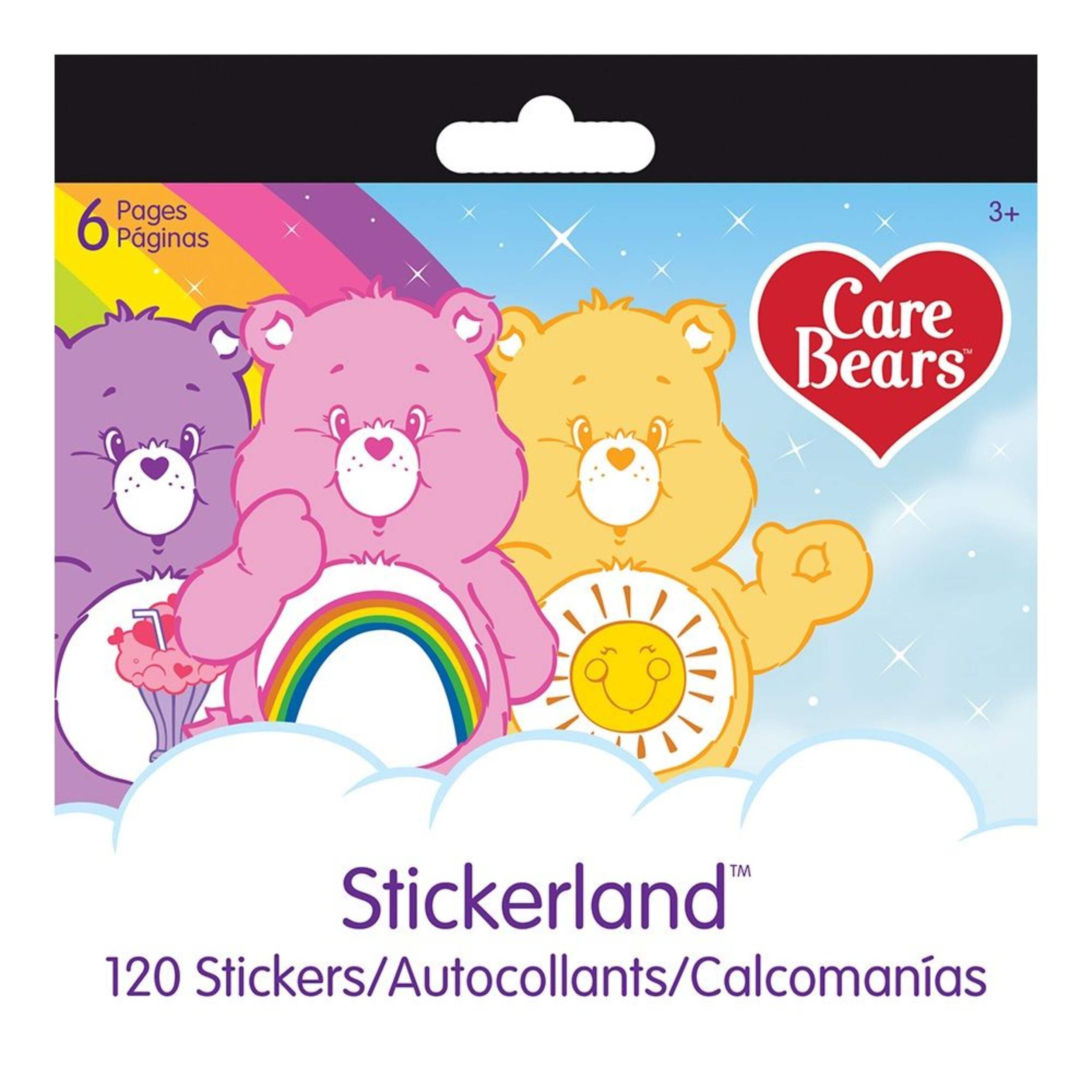 Care Bears Ministickers, 6-pg Front_Flat