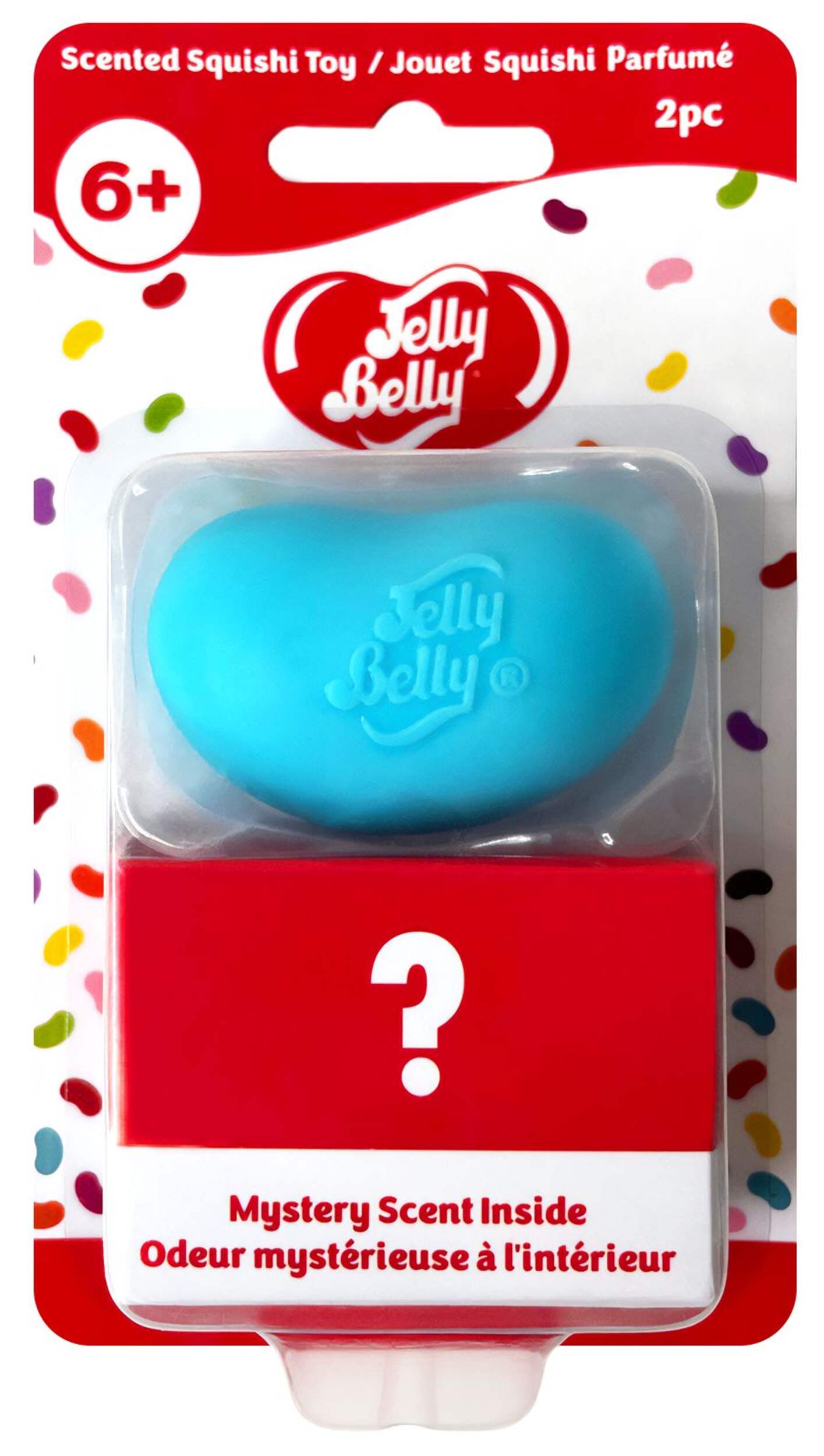 Jelly Belly Scented Squishy Toy & Mystery Scent, 2-pk, Collectible Jelly Bean Toy Front_Flat