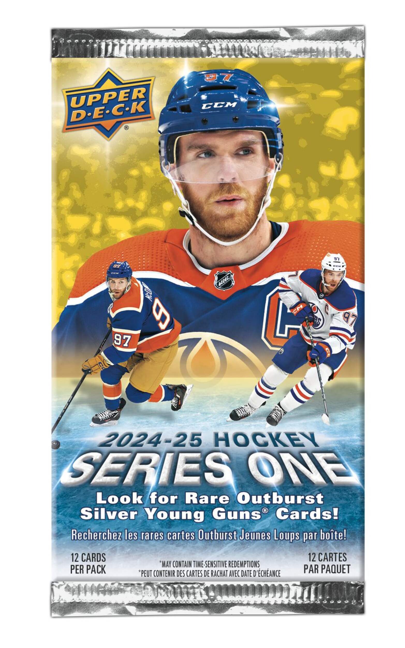 Upper Deck 2024-2025 Hockey Series 1 Gravity Feed, 12-ct Front_Flat