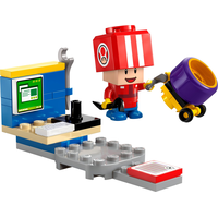 Jouet de construction Toad (équipe de ravitaillement) LEGO Super Mario Kart, 30702