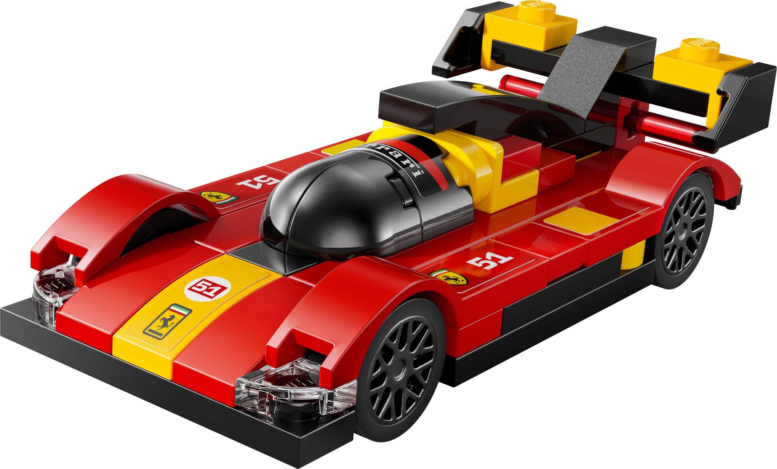 LEGO® Speed Champions Ferrari 499P - Hypercar Toy Building Set - 30709 Front_Angled_Left