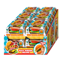 Jouet sensoriel spongieux en forme de hamburger de restauration rapide de luxe, choix varié, multicolore, 3 ans et plus, pour anniversaire/cadeaux-surprises