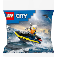 LEGO City La motomarine de police - 30693, paq. 29, 5 ans et plus