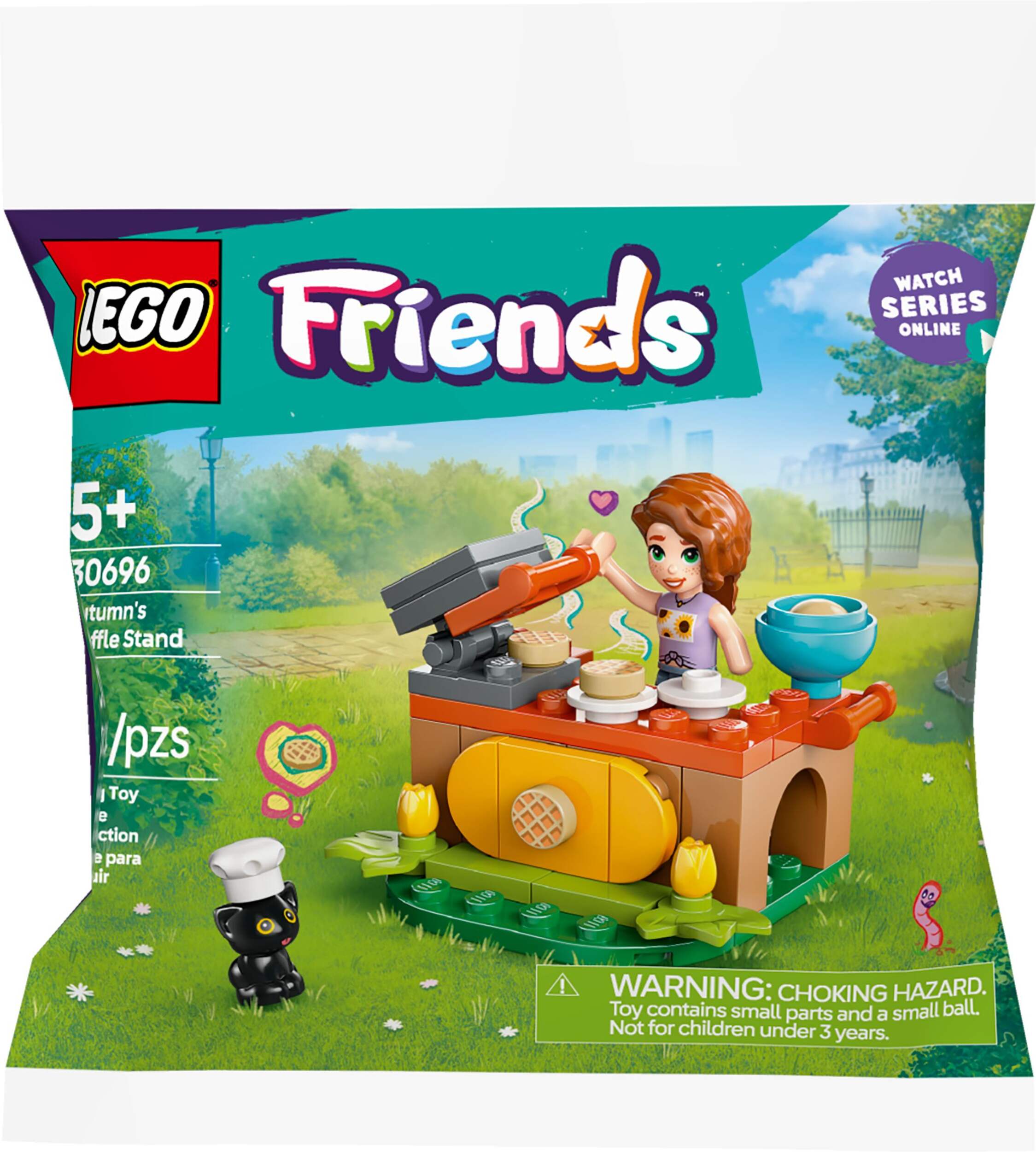 LEGO® Friends Waffle Stand Building Toy Set - 30696, 37-pc Front_Flat