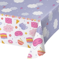 Nappe rectangulaire beaux rêves, multicolore, 54 x 96 po, pour soirée pyjama CloseUp