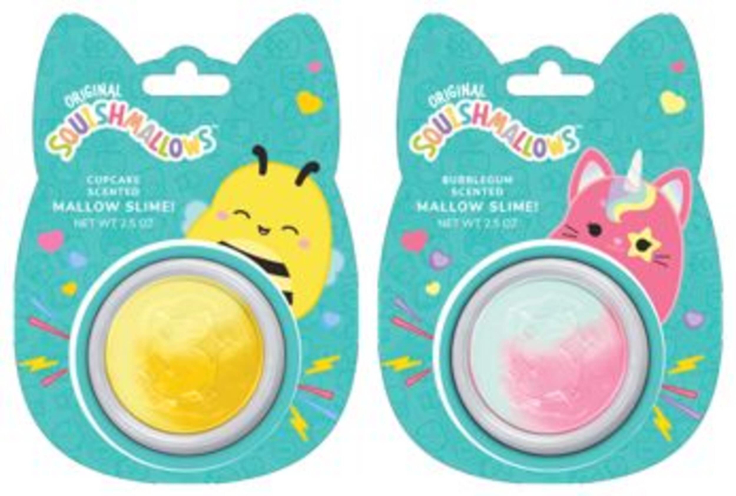 Squishmallow Scented Slime, Sensory Toy, 2.5-oz, Assortment Front_Flat