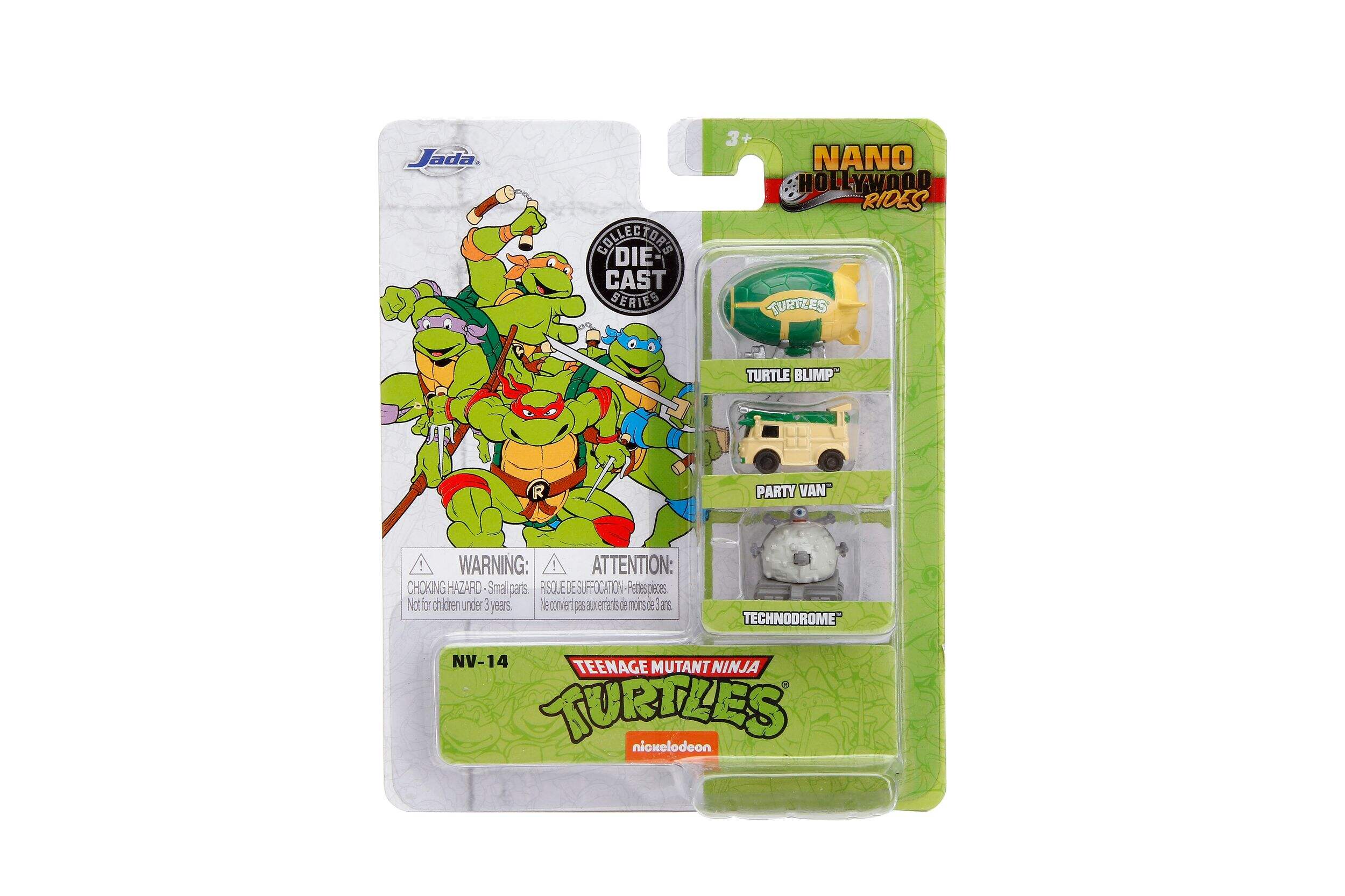 Hollywood Rides 1:65 Die Cast Car Toy, Collectible, 3-pk, Assortment Front_Flat