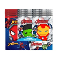 Jouet sensoriel personnage héros Marvel Super Sqwooshies, varié, multicolore, 3 ans et plus, pour fête/cadeau-surprise