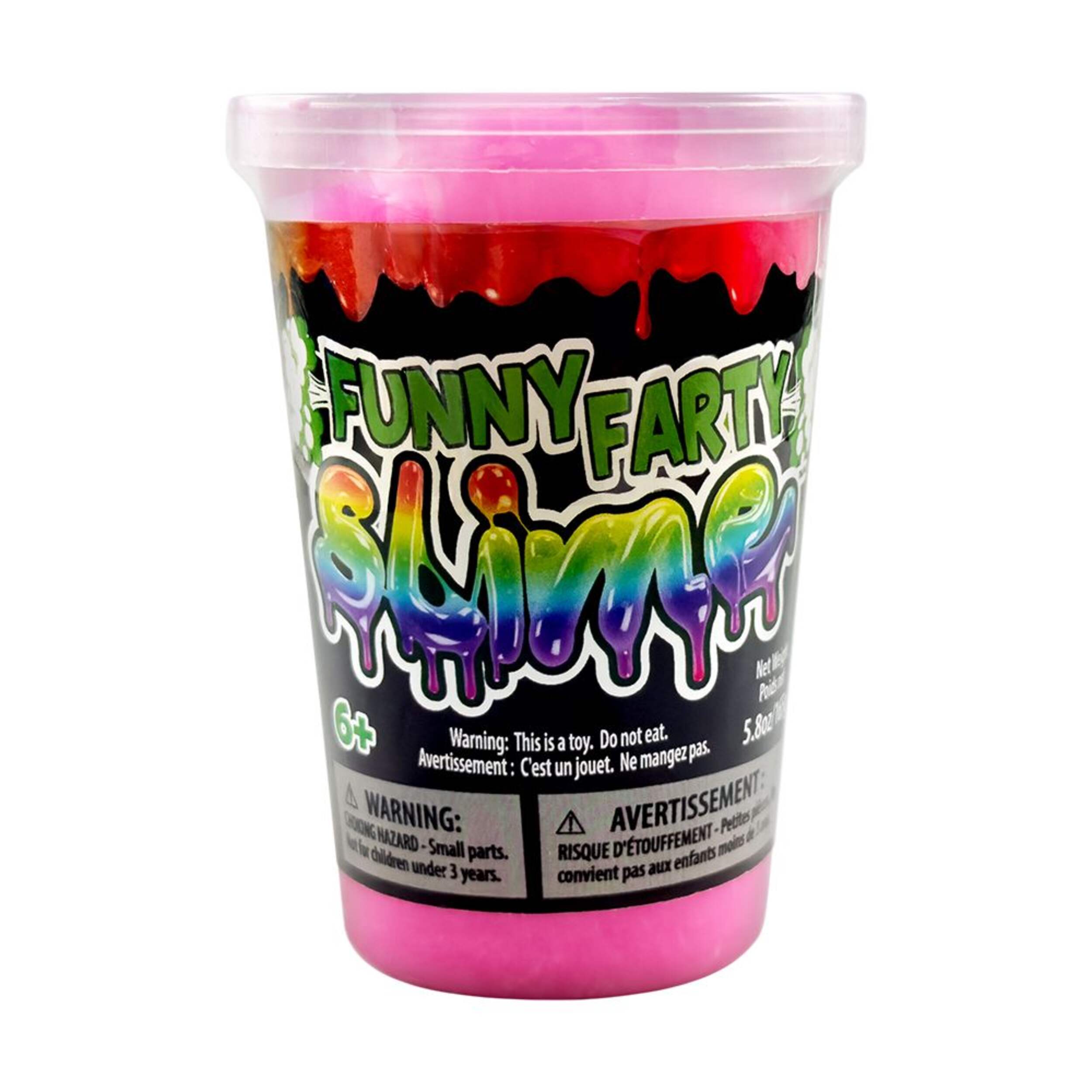 Funny Fart Slime Sensory Toy, Multi-Coloured, Assortment Front_Flat